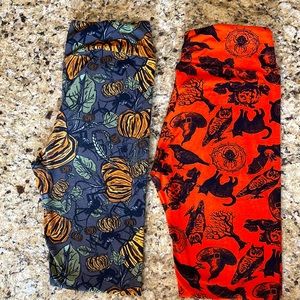 2 OS Luluroe Halloween Leggings